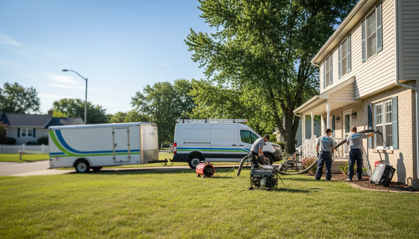 Flooded Basement Restoration And Cleanup With Repair in Farmington, MN near me